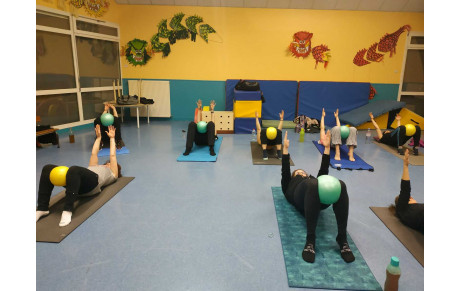 Mercredi 18h45-19h45 Yoga - Pilâtes - Relaxation       Cours n°19